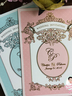 การ์ดแต่งงานวินเทจ