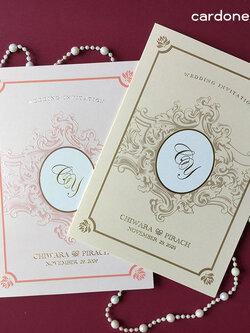 การ์ดแต่งงานพรีเมี่ยม วินเทจ