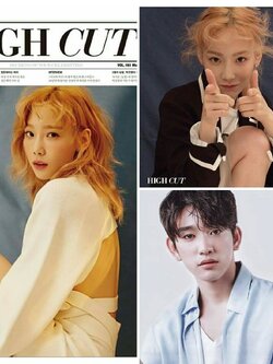 Taeyeon SNSD / Jinyoung GOT7 – 2017 March, High Cut Magazine