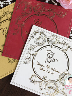 การ์ดแต่งงานพรีเมี่ยม คลาสสิค
