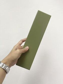 3"x12" (7.5x30ซม.) Subway : สี เกรทกรีน เคลือบด้าน