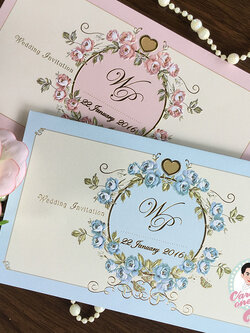 การ์ดแต่งงานวินเทจ