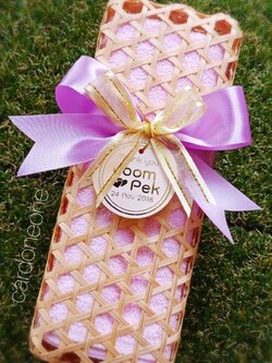 ของรับไหว้ ผ้าขนหนูตะกร้าสาน