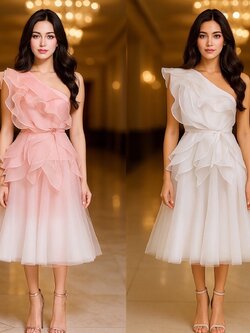 เสื้อแฟชั่น เสื้อแขนกุดไหล่เดียว