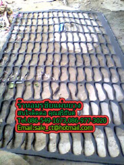 แผ่นยางปั้มรองเท้าสำหรับเลี้ยงกบ รองสินค้า