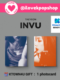พร้อมส่ง TAEYEON 3rd Album - INVU + Ktown4u Gift ระบุสีปกได้ค่ะ