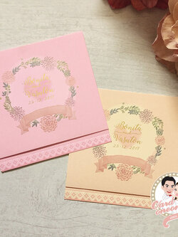 การ์ดแต่งงานวินเทจ