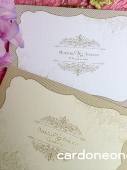 การ์ดแต่งงานวินเทจคลาสสิค