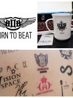 [พร้อมส่ง] TATTOO Sticker BTOB