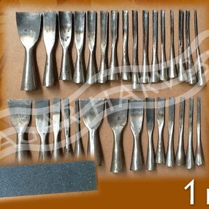 เครื่องมือแกะสลักไม้ 30 ชิ้น Agarwood Carving Tools (30 pcs)