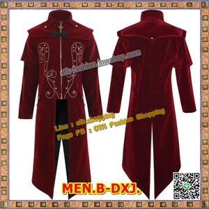 พรีออเดอร์ เสื้อเจ้าชาย แฟชั่นผู้ชายสไตล์ยุโรป ชุดสไตล์เจ้าชายยุโรป