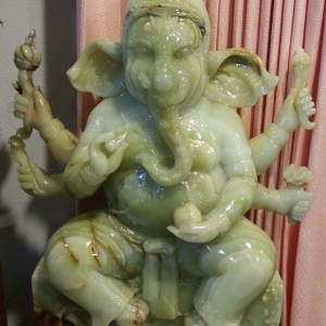 พระพิฆเนศวร งานแกะสลักหินอ่อน