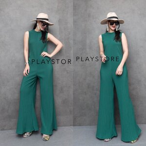 จั๊มสูทแฟชั่น ชุดจัมพ์สูทกางเกง เนื้อผ้าดีมากไม่บาง ขึ้นทรงสวยมี texture