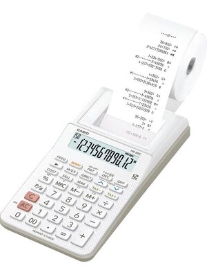 การใช้ปุ่ม MRC เครื่องคิดเลขพิมพ์กระดาษ Casio รุ่น HR-8RC