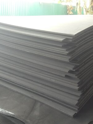 แผ่นยาง EVA สีดำ ขนาด 130 x 240 ซม.หนา 8 มม.