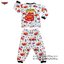 ฮ (Size S-M-L-XL) ชุดนอนเด็กผู้ชาย Disney Cars เสื้อแขนยาวสีขาว กางเกงขายาว สุดเท่ห์ ลิขสิทธิ์แท้ (สำหรับเด็กอายุ 2-8 ปี )