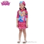 ( สำหรับเด็กอายุ 6เดือน-14 ปี ) Swimsuit for Girls ชุดว่ายน้ำ เด็กผู้หญิง Disney Princess สีชมพู บอดี้สูทเสื้อแขนยาว ด้านล่างเป็นกระโปรง สกรีนลาย เจ้าหญิง ซินเดอเรลล่า ออโรร่า มาพร้อมหมวกว่ายน้ำ สุดน่ารัก ใส่สบาย ลิขสิทธิ์แท้