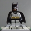 bat001: Batman, Light Bluish Gray Suit with Black Mask