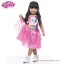 ฮ ( 4-6-8-10 ปี ) ชุดเดรส My Little Pony สีชมพู แขนสั้น ลายมายลิตเติ้ลโพนี่ ลิขสิทธิ์ฮาสโบแท้ โพนี่แท้ (สำหรับเด็ก4-6-8-10 ปี)