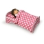 z 2 of Badger Basket Doll Travel Case with Bed and Bedding - Pink