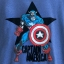 z Captain America Flocked Tee for Men