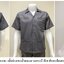 รหัส A106 : เสื้อช่างผ้าคอมทวิวแบบสามกระเป๋าสีเทาติดสะท้อนแสง