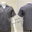 รหัส A106 : เสื้อช่างผ้าคอมทวิวแบบสามกระเป๋าสีเทาติดสะท้อนแสง