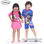 ( For Kids ) - Swimsuit for Girls ชุดว่ายน้ำ Disney Minnie Mouse บอดี้สูทเสื้อแขนยาว กระโปรงกางเกง เด็กผู้หญิง สีชมพู ชุดว่ายน้ำเด็กผู้หญิง ใส่สบาย ดิสนีย์แท้ ลิขสิทธิ์แท้