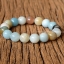 ++ Amazonite (multi-colored) - อมาโซไนท์คละสี เม็ดกลมขนาด 10 mm ดูเป็นธรรมชาติสวยงาม ++