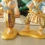 นางรำ ขนาดเล็ก สูง 11 กว้าง 4 cm (งานเบญจรงค์ ) คู่