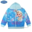 ฮ (ไซส์ 10) Disney Frozen for Girl เสื้อแจ็คเก็ต เสื้อกันหนาวแขนยาว เด็กผู้หญิง สกรีนลาย เจ้าหญิงเอลซ่า สีฟ้า รูดซิป มีหมวก(ฮู้ด) ใส่คลุมกันหนาว กันแดด ใส่สบาย ดิสนีย์แท้ ลิขสิทธิ์แท้ (สำหรับเด็ก9-12 ปี)