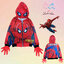 ฮ ( Size S-M-L-XL) เสื้อแจ็คเก็ต Spiderman เสื้อกันหนาว เด็กผู้ชาย สีแดง รูดซิป มีหมวก(ฮู้ด) ถุงมือ ใส่คลุมกันหนาว กันแดด สุดเท่ห์ ใส่สบาย ลิขสิทธิ์แท้ (ไซส์ S-M-L-XL )