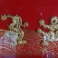 กรอบรูป รูป 9 มังกร กรอบทองเค ขนาดกว้าง 13 นิ้ว สูง 7 นิ้ว