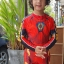 '' ( For Kids สำหรับเด็กอายุ 6-14 ปี ) Swimsuit for Boys ชุดว่ายน้ำเด็กชาย Super Hero Iron Man บอดี้สูทแขนยาว กางเกงขาสั้น มาพร้อมหมวกว่ายน้ำและถุงผ้า สุดเท่ห์ ใส่สบาย ลิขสิทธิ์แท้