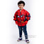 ฮ ( Size S-M-L-XL) เสื้อแจ็คเก็ต Spiderman เสื้อกันหนาว เด็กผู้ชาย สีแดง รูดซิป มีหมวก(ฮู้ด) ถุงมือ ใส่คลุมกันหนาว กันแดด สุดเท่ห์ ใส่สบาย ลิขสิทธิ์แท้ (ไซส์ S-M-L-XL )