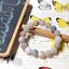 ++ Agate - อาเกต ลายธรรมชาติ สีอ่อน ๆ ขัดเนื้อทราย เม็ดกลมขนาด 10 mm // มี laughing mouth ++