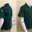 รหัส A84 : เสื้อช่างแขนสั้นแบบสามกระเป๋าสีเขียวล้วน