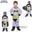 ฮ ' ( 4-6-8-10 ปี ) ชุดแฟนซี เด็กผู้ชาย แบทแมน Bat Man เสมือนจริง สีเทา มาพร้อมกับเสื้อ กางเกง หน้ากาก เพื่อให้คุณหนูๆได้สนุกกับชุดsuper hero คนโปรดตามจิตนาการ ชุดสุดเท่ห์ ใส่สบาย ลิขสิทธิ์แท้ (XS,S,M,L,XL)