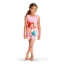 Nightshirt and Shorts Sleepwear Ariel Set for Girls (Size4)