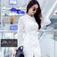 เดรสแฟชั่น เดรสสั้นทรงสวย ผ้าลูกไม้สวยมาก ใส่สบาย ใส่ทำงาน