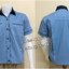 รหัส A89 : เสื้อช่างแขนสั้นแบบฟ้ากุ้นกรมท่า