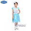 ( 4-6-8-10 ปี ) ชุดเดรส Disney Frozen สีฟ้า แขนสั้น สกรีนลาย เจ้าหญิงเอลซ่า ดิสนีย์แท้ ลิขสิทธิ์แท้ (สำหรับเด็ก4-6-8-10 ปี)