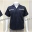 รหัส A107 : เสื้อช่างผ้าคอมทวิวแบบสามกระเป๋าสีกรมติดสะท้อนแสง