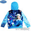 ฮ " ( Size เด็ก 4-6-8-10 ปี ) Jacket Disney Frozen for Girl เสื้อแจ็คเก็ต เสื้อกันหนาว เด็กผู้หญิง สีฟ้า รูดซิป มีหมวก(ฮู้ด)ใส่คลุมกันหนาว กันแดด ใส่สบาย ดิสนีย์แท้ ลิขสิทธิ์แท้