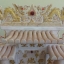 ศาลเจ้าที่ขนาด 16 นิ้ว(รุ่นร่มเย็น) 2 เสา 3 หลังคา 2หงส์ ชมพูเกล็ดทอง
