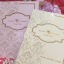 การ์ดแต่งงานวินเทจ แนวตั้ง 3 พับ