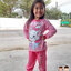 ( 4-6-8 )ชุดนอน Disney Marie เสื้อแขนยาวสีชมพู กางเกงขายาวสีชมพูสุดน่ารัก ดิสนีย์แท้ ลิขสิทธิ์แท้(สำหรับเด็กอายุ 4-8 ปี)