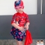 "( For Kids ) Swimsuit for Girls ชุดว่ายน้ำ เด็กผู้หญิง Disney Minnie Mouse บอดี้สูทเสื้อแขนยาว กระโปรงกางเกง มาพร้อมหมวกว่ายน้ำและถุงผ้า สุดน่ารัก ใส่สบาย ดิสนีย์แท้ ลิขสิทธิ์แท้