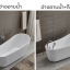 อ่างอาบน้ำตั้งพื้นทรงวินเทจสีขาว รุ่นB06 ขนาด1.4-1.7เมตร อ่างสปา อ่างแช่ตัว อ่างอาบน้ำอะคริลิค อ่างอาบน้ําราคาถูก เครื่องสุขภัณฑ์ อุปกรณ์ตกแต่งห้องน้ำ ออกแบบห้องน้ำสวยๆ 1.4M-1.7M Freestanding White Acrylic Vintage Bathtub (B06)
