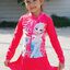 '' ( For Kids สำหรับเด็กอายุ 6เดือน-14 ปี ) Swimsuit for Girls ชุดว่ายน้ำ Disney Frozen ชุดว่ายน้ำ บอดี้สูท เด็กผู้หญิง เสื้อแขนยาวกระโปรงกางเกง สีชมพู ชุดว่ายน้ำเด็กผู้หญิง สุดน่ารัก ใส่สบาย ดิสนีย์แท้ ลิขสิทธิ์แท้